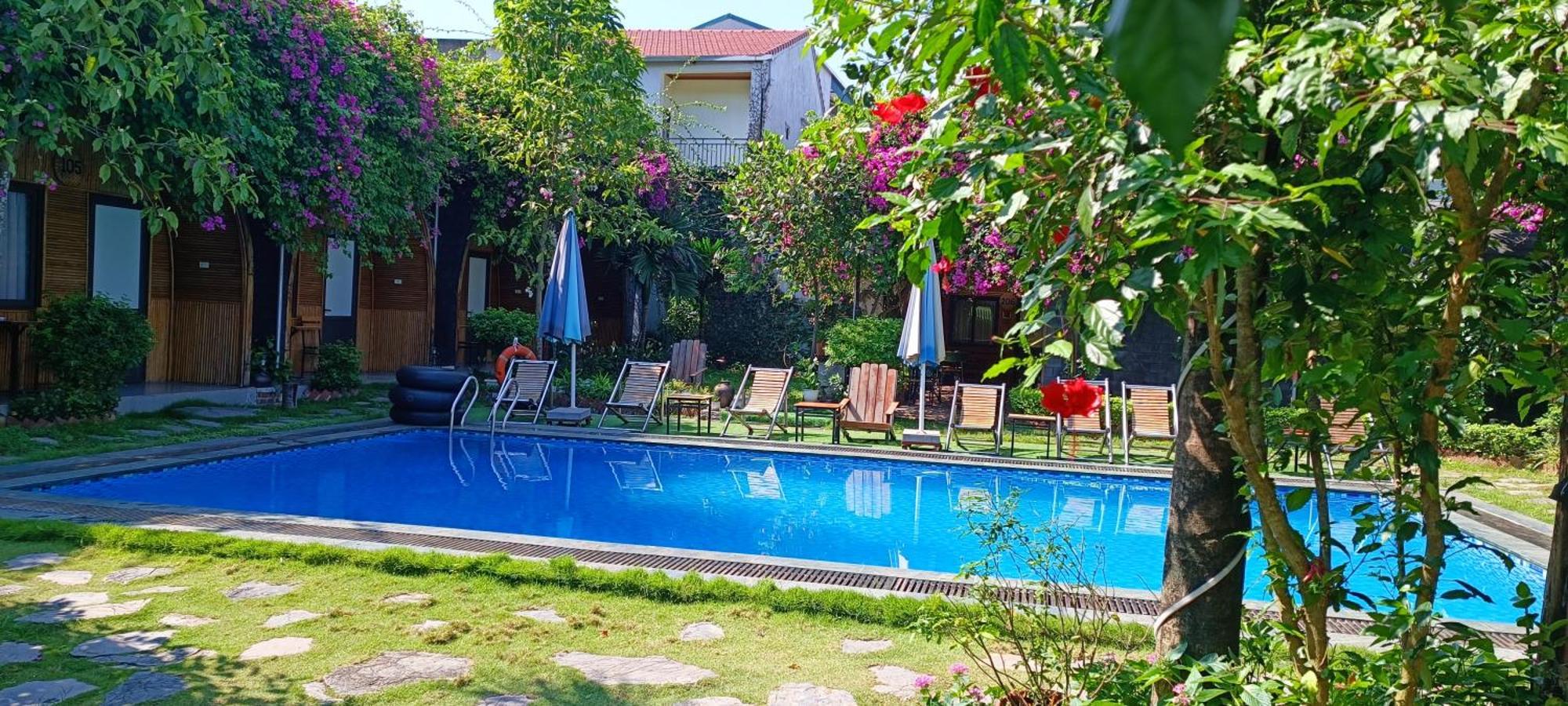 Tam Coc Village Bungalow Ninh Bình Exteriör bild