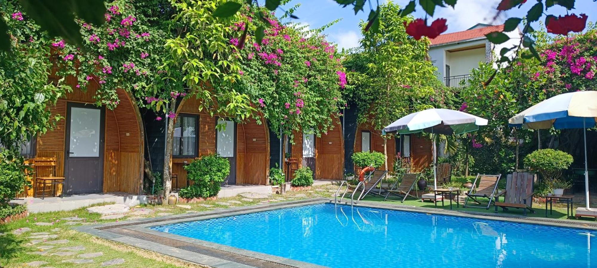 Tam Coc Village Bungalow Ninh Bình Exteriör bild